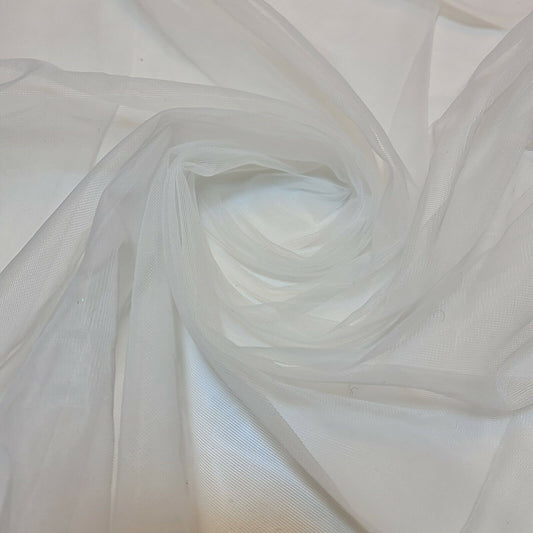 Premium Soft Plain Sheer Tulle Net Fabric – 58" Wide for Tutu, Fairy Veil & Bridal Crafts