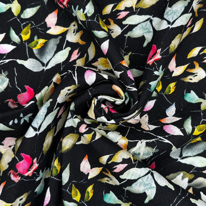 Washed 100% Linen Printed Fabric – Soft Premium Linen 54" (136cm) Wide | 10 Metre Folded Bolt