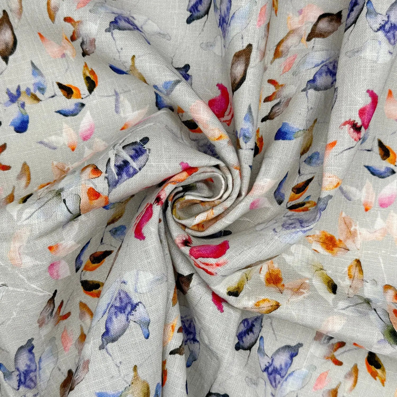 Washed 100% Linen Printed Fabric – Soft Premium Linen 54