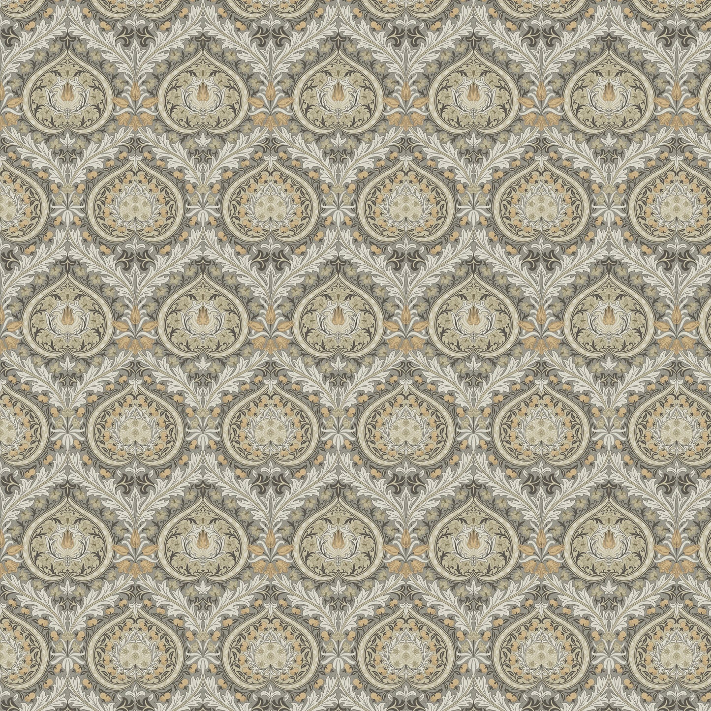 William Morris 100% Cotton Furnishing Weight Side-Matching Printed Panama Fabric | European Produced 55" (140cm) Wide 220gsm – Sold by the Meter