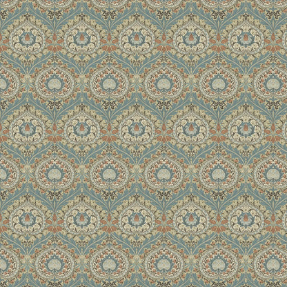 William Morris 100% Cotton Furnishing Weight Side-Matching Printed Panama Fabric | European Produced 55" (140cm) Wide 220gsm – Sold by the Meter