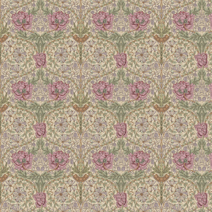 William Morris 100% Cotton Furnishing Weight Side-Matching Printed Panama Fabric | European Produced 55" (140cm) Wide 220gsm – Sold by the Meter