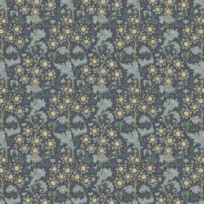 William Morris 100% Cotton Furnishing Weight Side-Matching Printed Panama Fabric | European Produced 55" (140cm) Wide 220gsm – Sold by the Meter