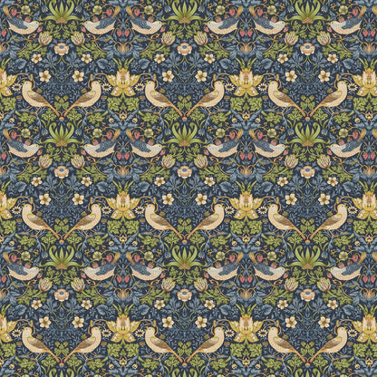 William Morris 100% Cotton Furnishing Weight Side-Matching Printed Panama Fabric | European Produced 55" (140cm) Wide 220gsm – Sold by the Meter