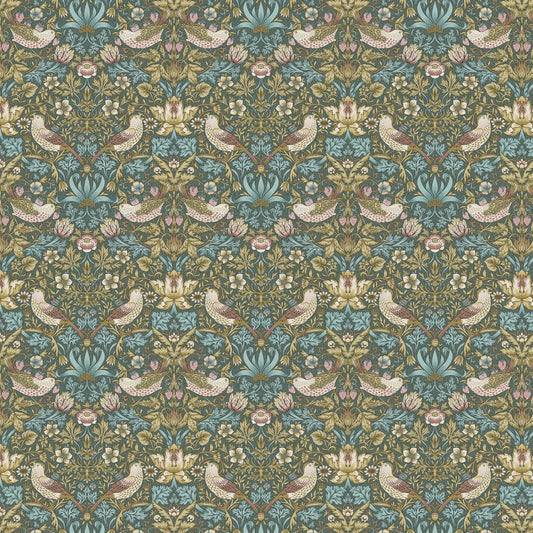 Strawberry Thief Teal (WMP016)
