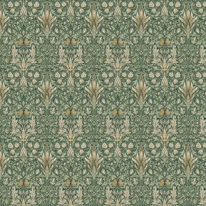William Morris 100% Cotton Furnishing Weight Side-Matching Printed Panama Fabric | European Produced 55" (140cm) Wide 220gsm – Sold by the Meter