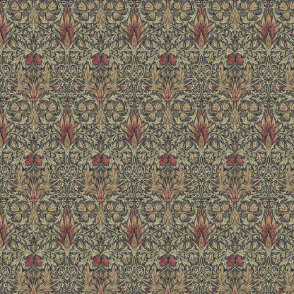 William Morris 100% Cotton Furnishing Weight Side-Matching Printed Panama Fabric | European Produced 55" (140cm) Wide 220gsm – Sold by the Meter