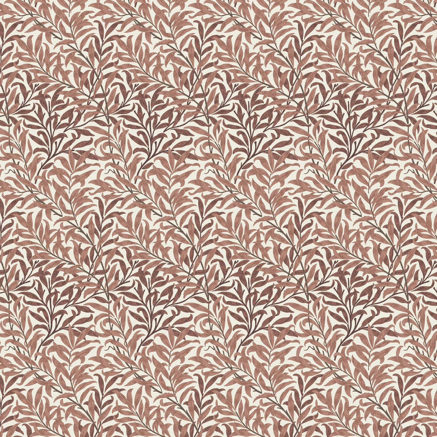 William Morris 100% Cotton Furnishing Weight Side-Matching Printed Panama Fabric | European Produced 55