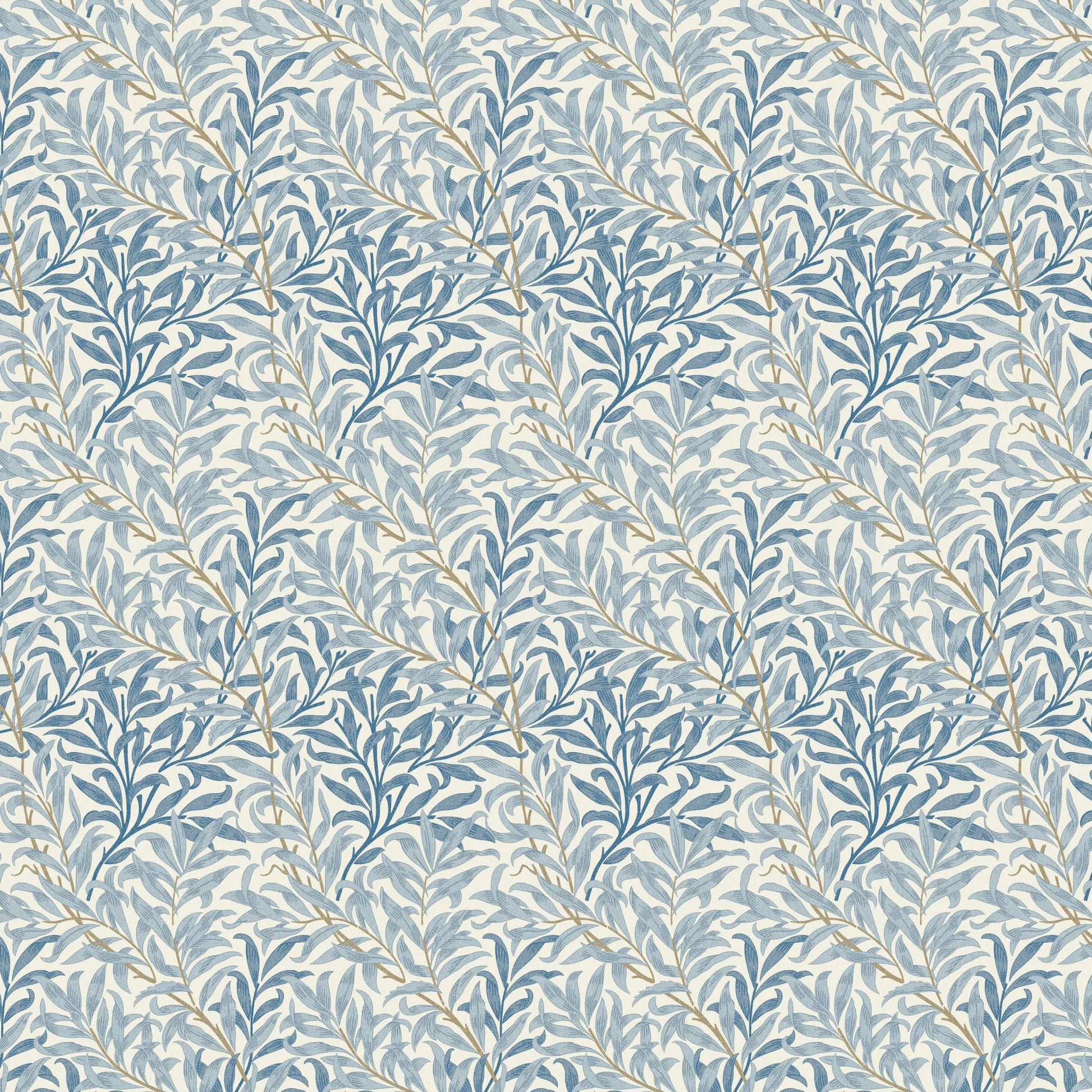 William Morris 100% Cotton Furnishing Weight Side-Matching Printed Panama Fabric | European Produced 55" (140cm) Wide 220gsm – Sold by the Meter
