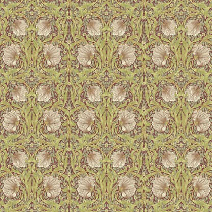 William Morris 100% Cotton Furnishing Weight Side-Matching Printed Panama Fabric | European Produced 55" (140cm) Wide 220gsm – Sold by the Meter