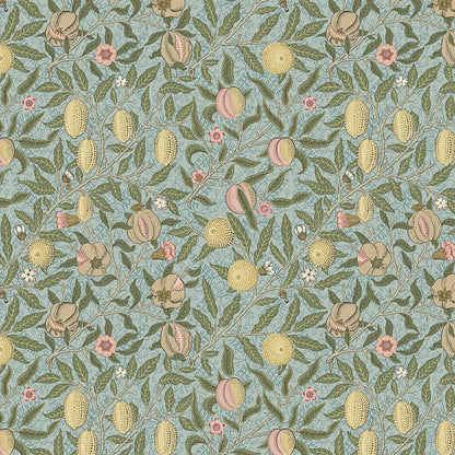 William Morris 100% Cotton Furnishing Weight Side-Matching Printed Panama Fabric | European Produced 55" (140cm) Wide 220gsm – Sold by the Meter