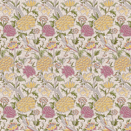 William Morris 100% Cotton Furnishing Weight Side-Matching Printed Panama Fabric | European Produced 55" (140cm) Wide 220gsm – Sold by the Meter