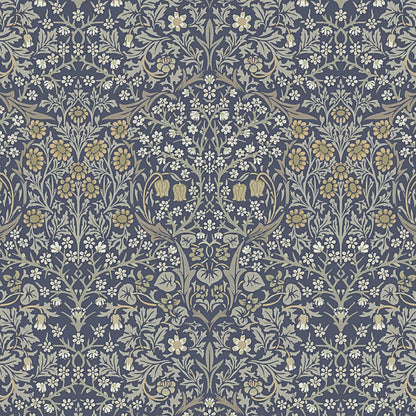 William Morris 100% Cotton Furnishing Weight Side-Matching Printed Panama Fabric | European Produced 55" (140cm) Wide 220gsm – Sold by the Meter