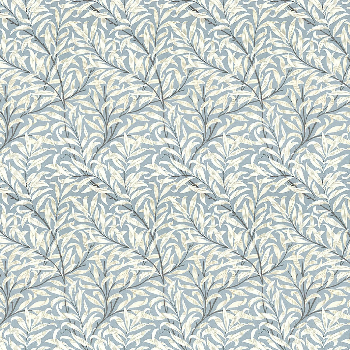 William Morris 100% Cotton Furnishing Weight Side-Matching Printed Panama Fabric | European Produced 55" (140cm) Wide 220gsm – Sold by the Meter
