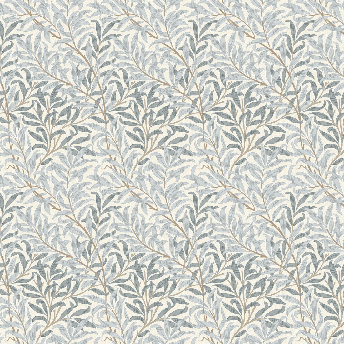 William Morris 100% Cotton Furnishing Weight Side-Matching Printed Panama Fabric | European Produced 55" (140cm) Wide 220gsm – Sold by the Meter