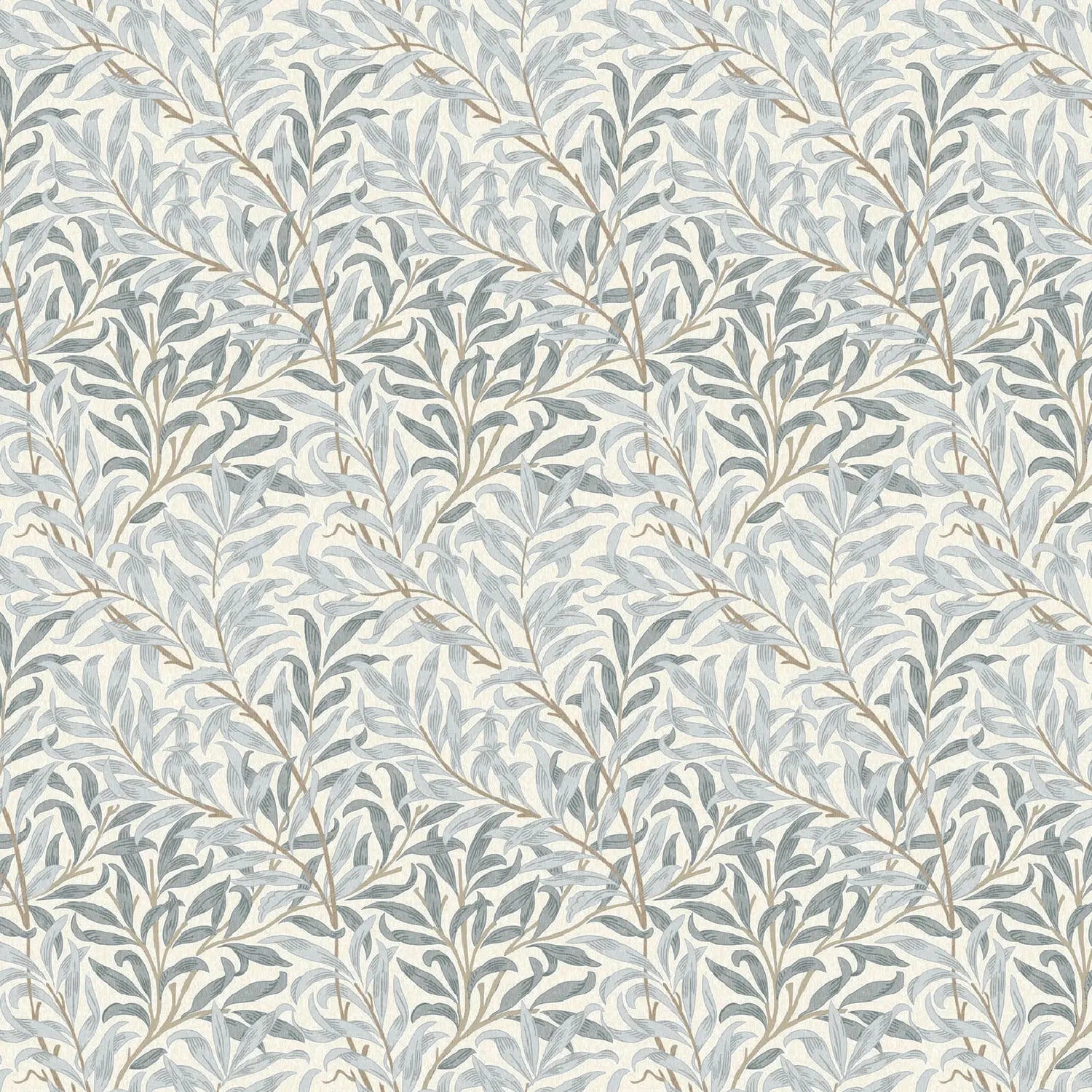 William Morris 100% Cotton Furnishing Weight Side-Matching Printed Panama Fabric | European Produced 55" (140cm) Wide 220gsm – Sold by the Meter
