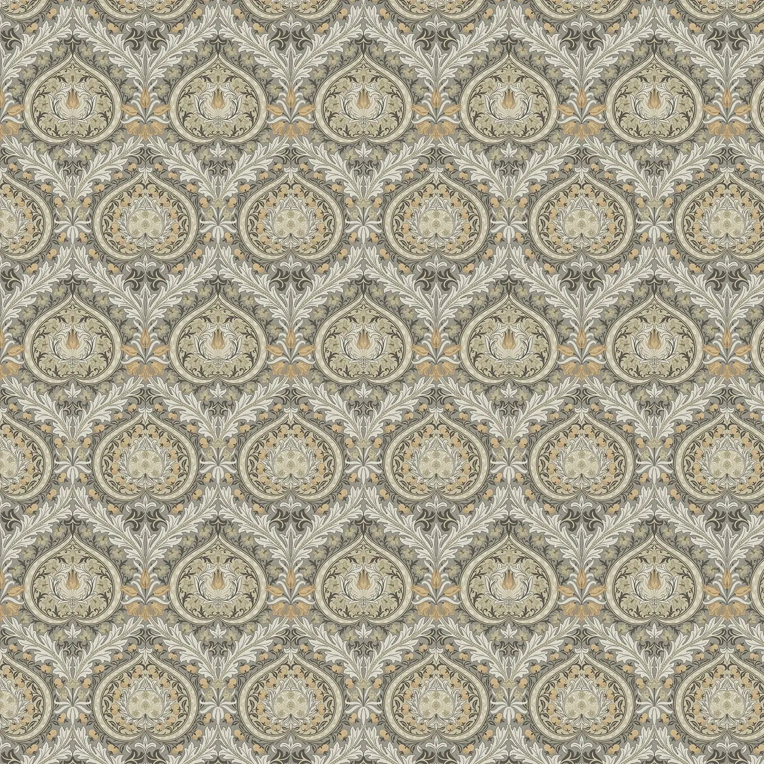 William Morris Design Coated Cotton Fabric | Waterproof Acrylic & Teflon Coated 100% Cotton 55