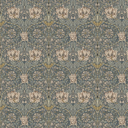 William Morris Design Coated Cotton Fabric | Waterproof Acrylic & Teflon Coated 100% Cotton 55" (140cm) Wide – Sold by the Meter