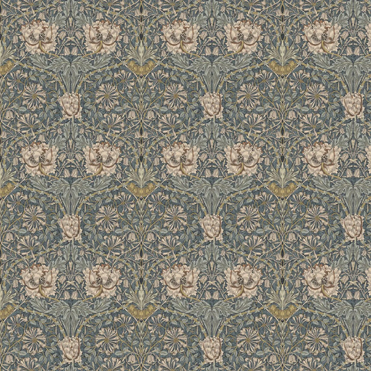 William Morris Design Coated Cotton Fabric | Waterproof Acrylic & Teflon Coated 100% Cotton 55" (140cm) Wide – Sold by the Meter