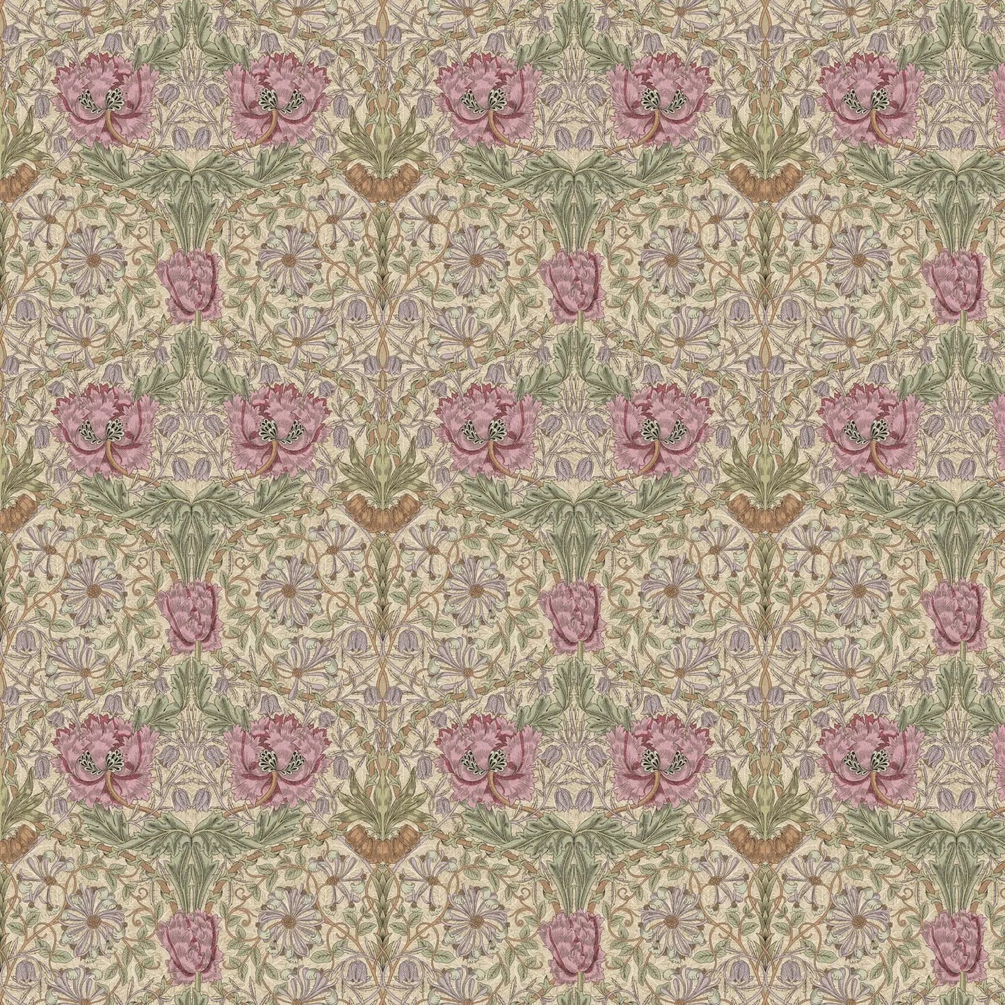 William Morris Design Coated Cotton Fabric | Waterproof Acrylic & Teflon Coated 100% Cotton 55" (140cm) Wide – Sold by the Meter