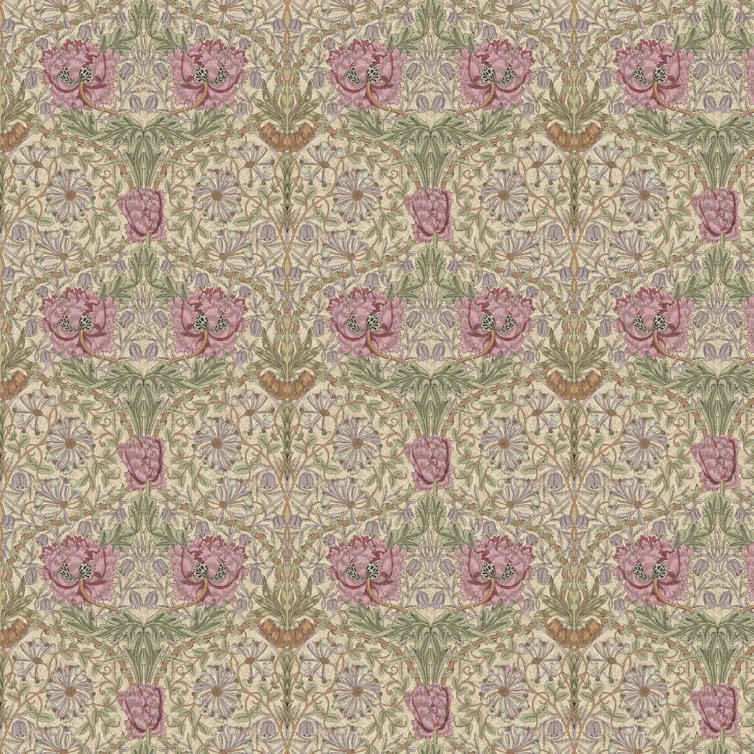 William Morris Design Coated Cotton Fabric | Waterproof Acrylic & Teflon Coated 100% Cotton 55" (140cm) Wide – Sold by the Meter