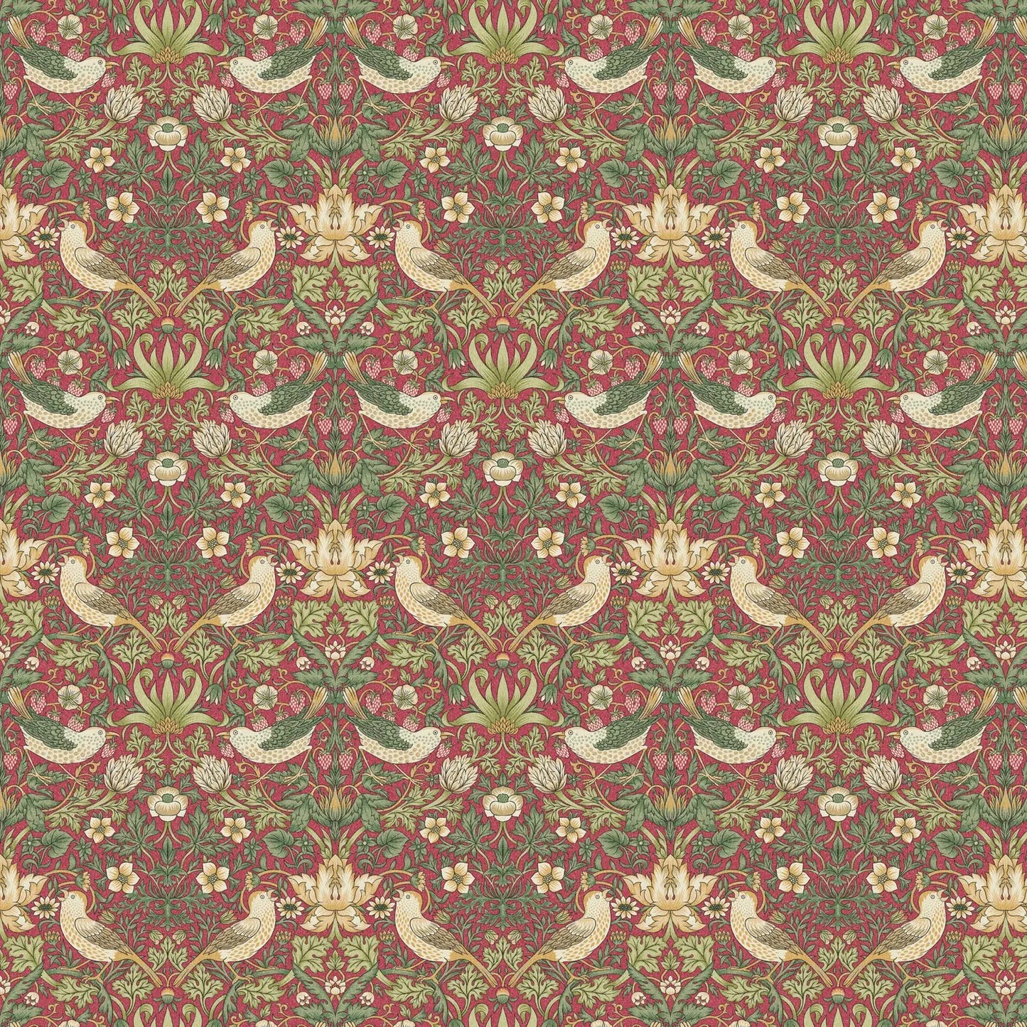William Morris Design Coated Cotton Fabric | Waterproof Acrylic & Teflon Coated 100% Cotton 55" (140cm) Wide – Sold by the Meter