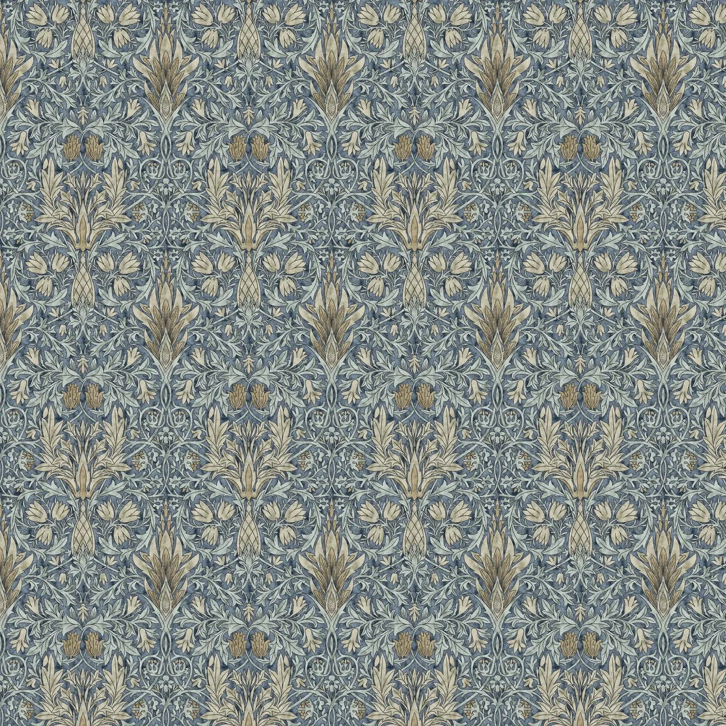 William Morris Design Coated Cotton Fabric | Waterproof Acrylic & Teflon Coated 100% Cotton 55" (140cm) Wide – Sold by the Meter