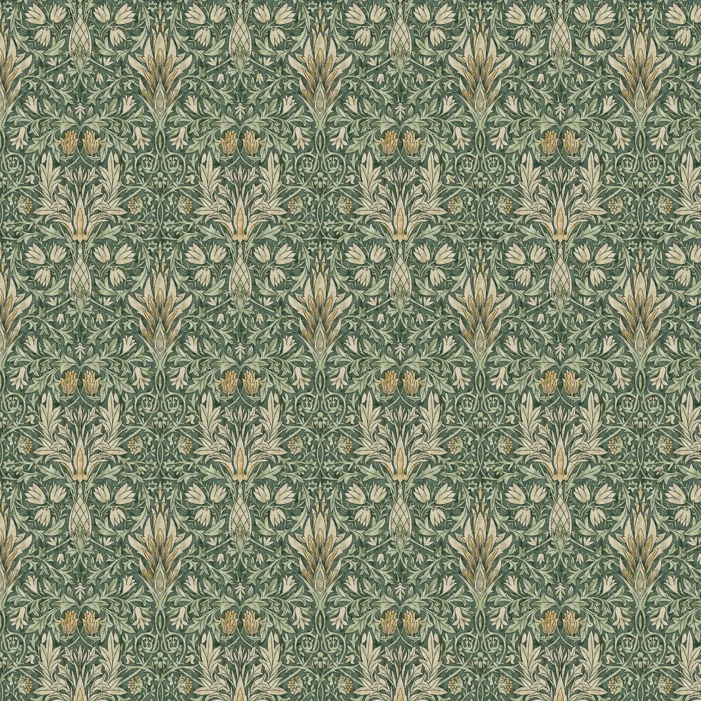 William Morris Design Coated Cotton Fabric | Waterproof Acrylic & Teflon Coated 100% Cotton 55" (140cm) Wide – Sold by the Meter