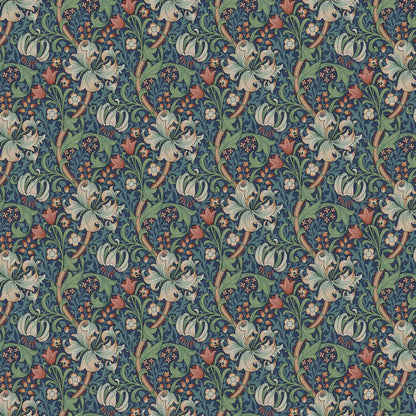 William Morris Design Coated Cotton Fabric | Waterproof Acrylic & Teflon Coated 100% Cotton 55" (140cm) Wide – Sold by the Meter