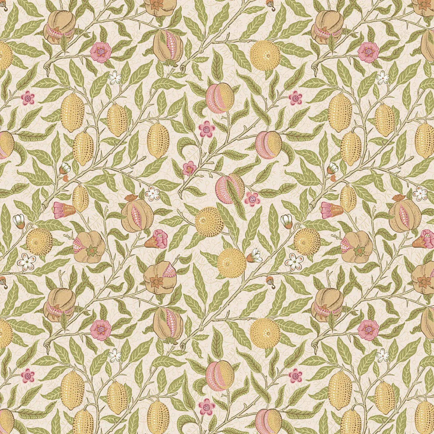 William Morris Design Coated Cotton Fabric | Waterproof Acrylic & Teflon Coated 100% Cotton 55" (140cm) Wide – Sold by the Meter