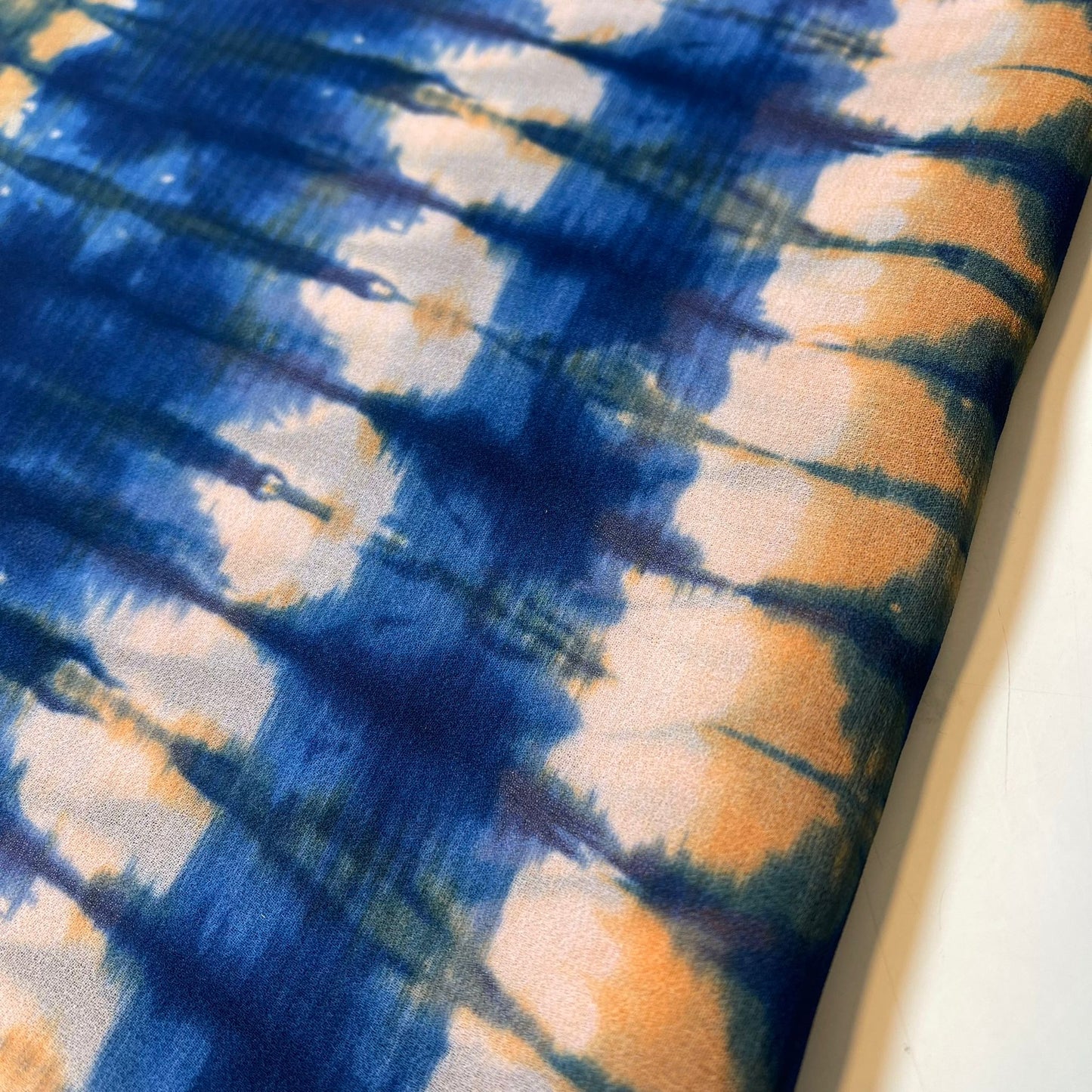 Floral Printed Polyester Georgette and Sheer Chiffon Fabric – Summer Dress Material