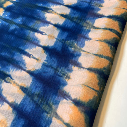Floral Printed Polyester Georgette and Sheer Chiffon Fabric – Summer Dress Material