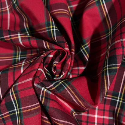 100% Cotton Royal Stewart Tartan Fabric Dress Craft Quilting Costume Material 58"