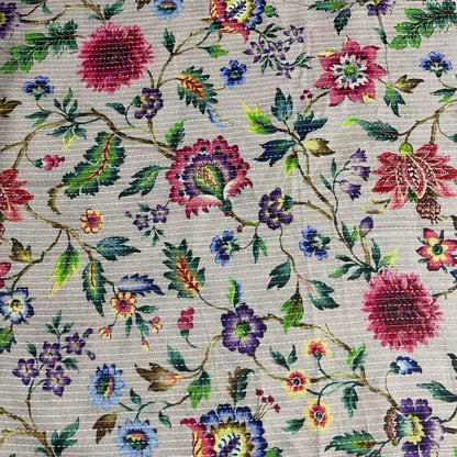 Kantha Batik Cotton Fabric Material Blind Curtain Craft Dress Material 44" Wide