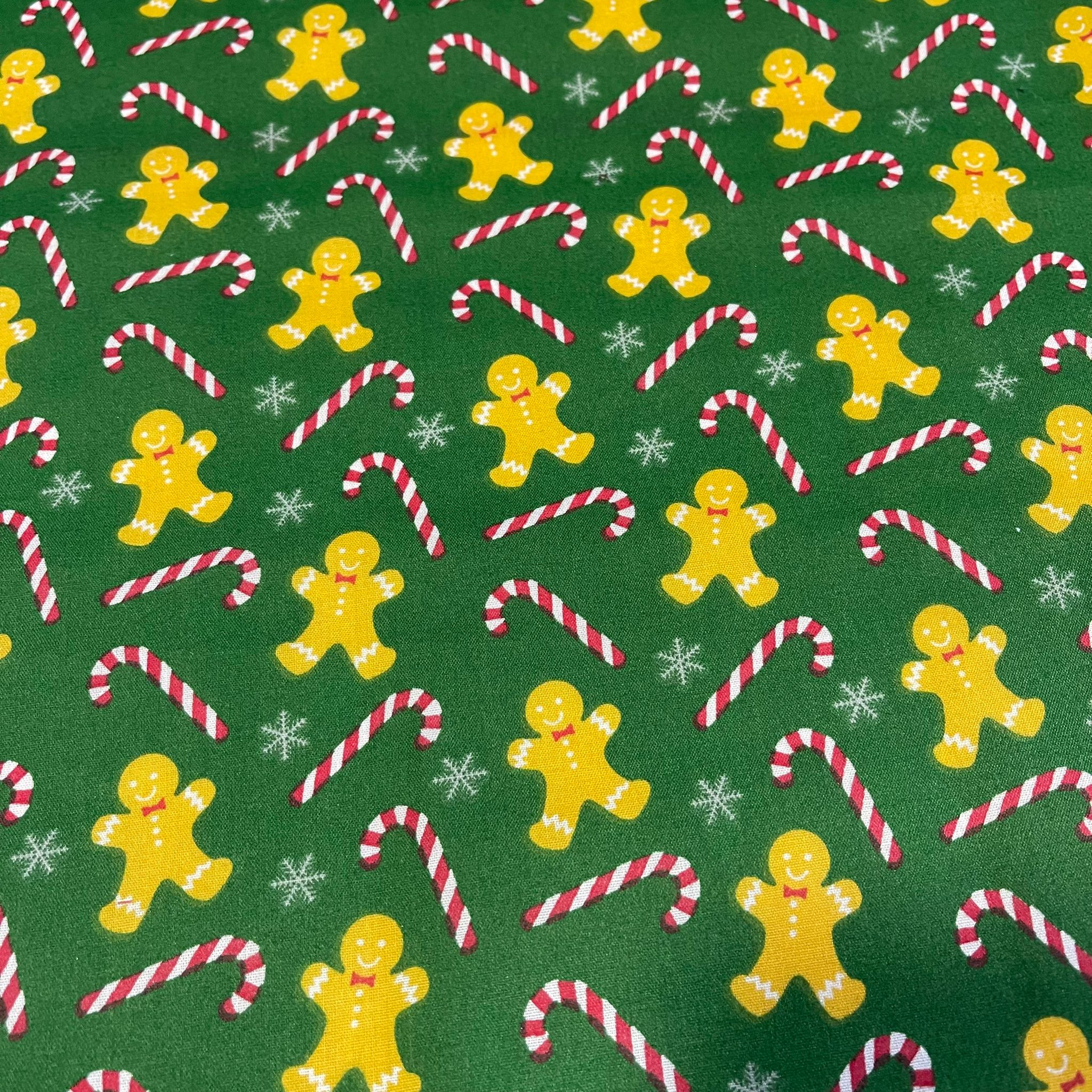 Polycotton Festive Christmas Décor Dress Craft Fabric Xmas Material 44