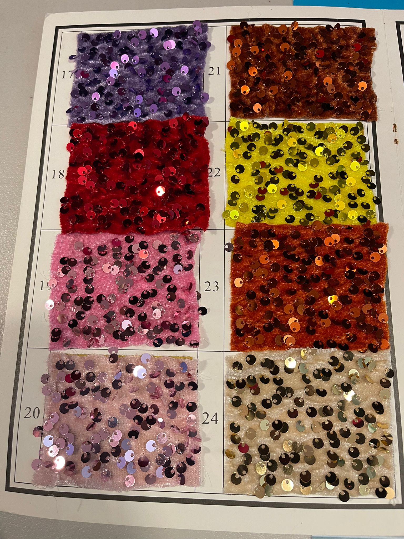 Sequin Velvet Embroidery Stretch Material Velour Craft Drape Dress Fabric 58