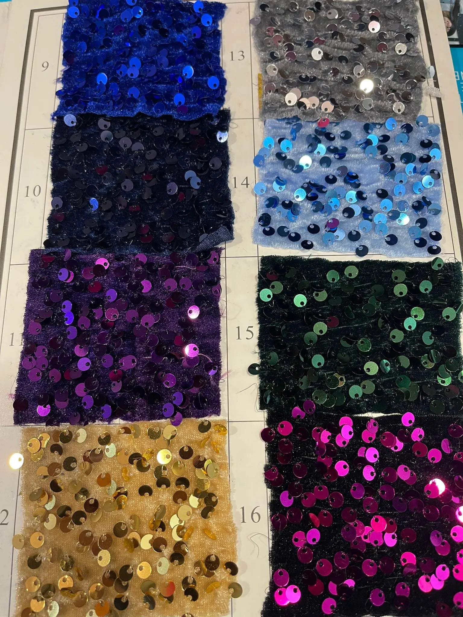Sequin Velvet Embroidered Stretch Fabric | 58" (147cm) Wide Velour Dress, Craft & Drape Material – Sold by the Metre