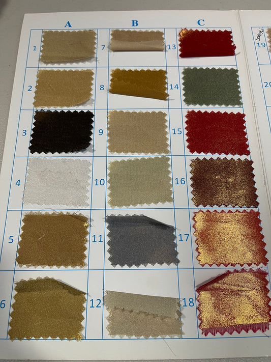 Gold Shimmer Foil Charmeuse Satin Shinny Material PU Craft Dress Drape Fabric 58" Wide By The Meter