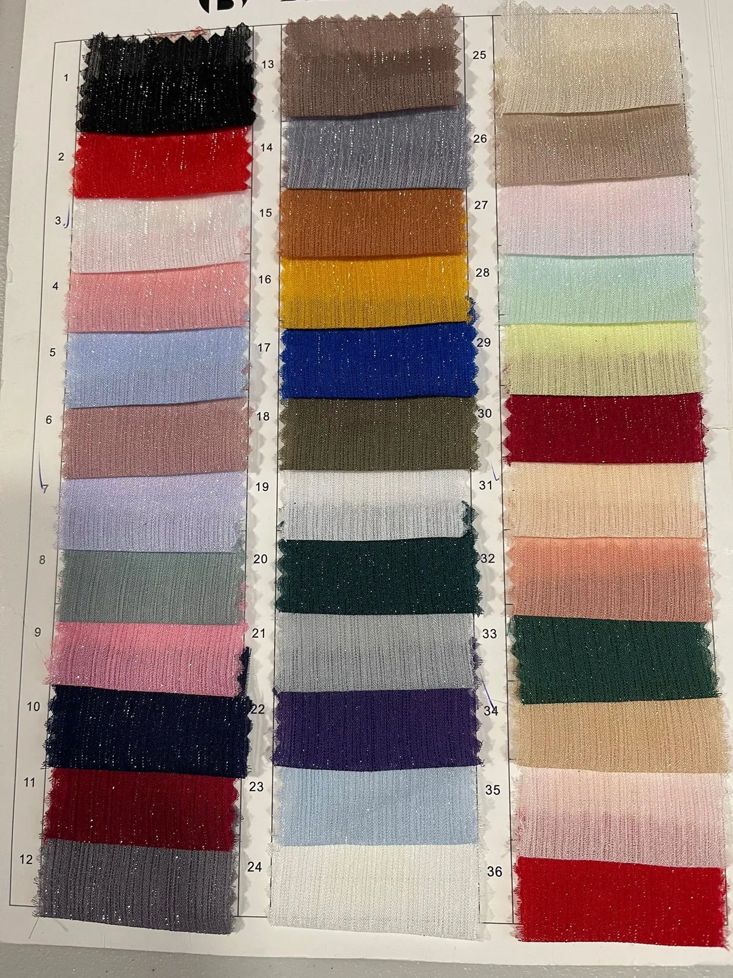 Crinkle Chiffon Crepe Lurex Glitter Fabric | 58" (147cm) Wide Dress, Drape & Craft Material – Sold by the Metre