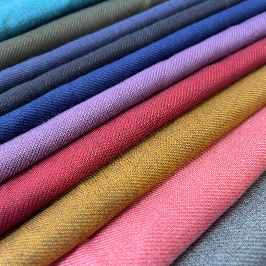 Pashmina Winter Viscose Twill Fabric Dress Costume Scarf Material 44" Wide By The Meter