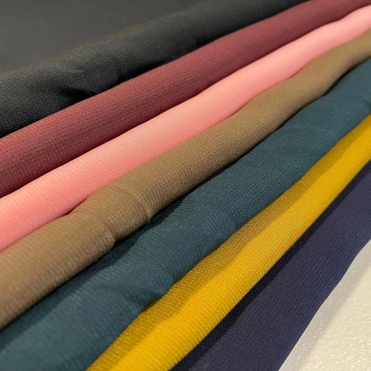 Crepe Chiffon Sheer Fabric | 58" (147cm) Wide Wedding Décor, Drape, Dressmaking & Craft Material – Sold by the Metre