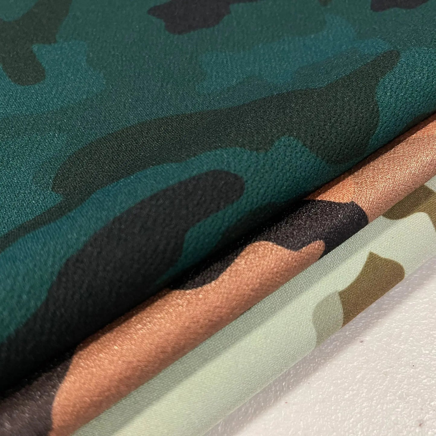 Camo Scuba Material Army Camouflage Stretch Dress Craft Jersey Fabric 58" Wide By The Meter