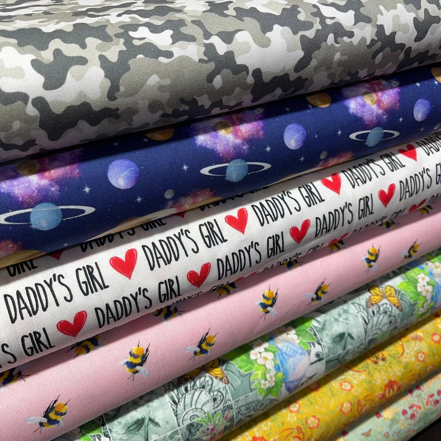 Clearance 100% Cotton Fabric 58" Print Craft Dress Quilting Material By The Meter
