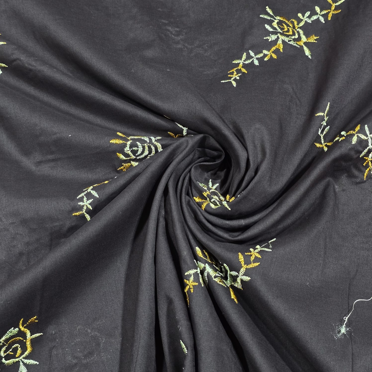 Luxury Embroidered Cotton Lawn Fabric Floral Dress Making Craft Material 58