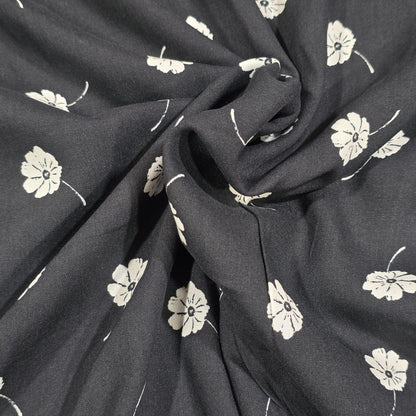 Printed Viscose Challis Fabric 58" Wide By The Meter – Soft Lightweight Dress Making Material