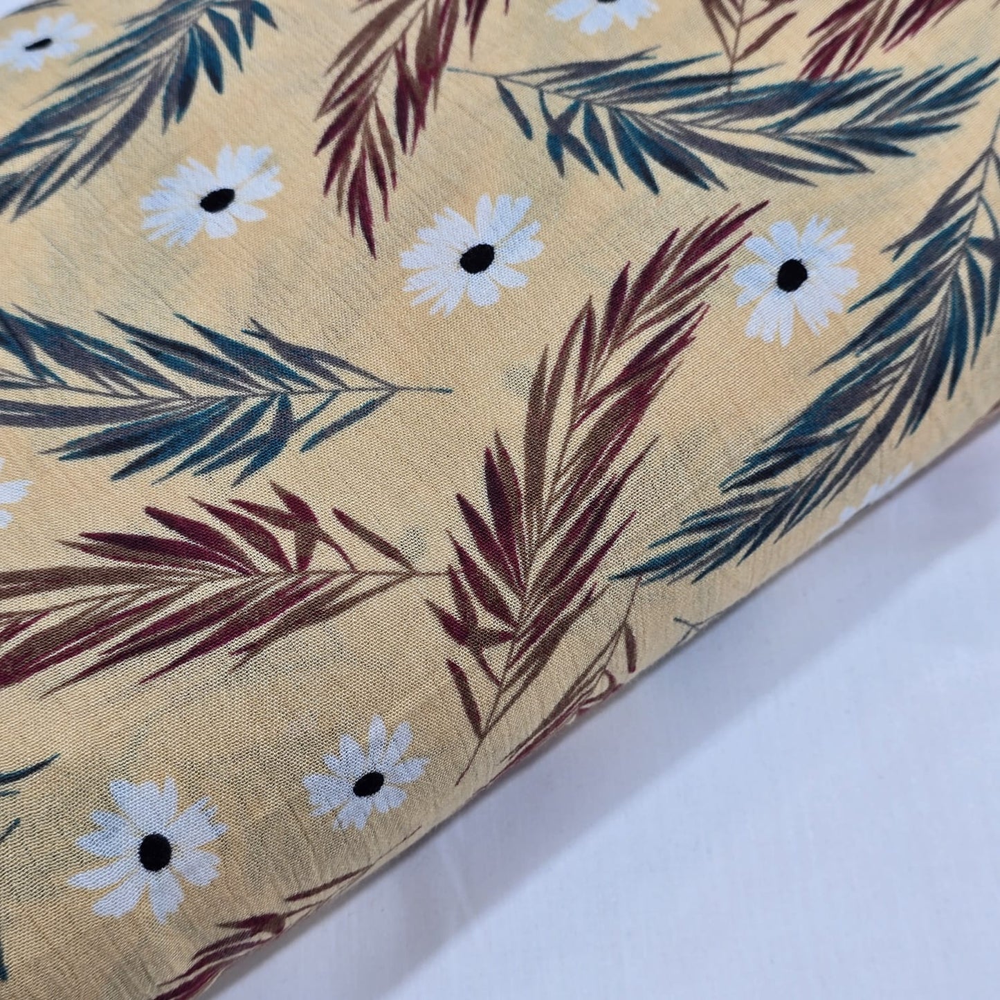 Printed Viscose Challis Fabric 58" Wide By The Meter – Soft Lightweight Dress Making Material