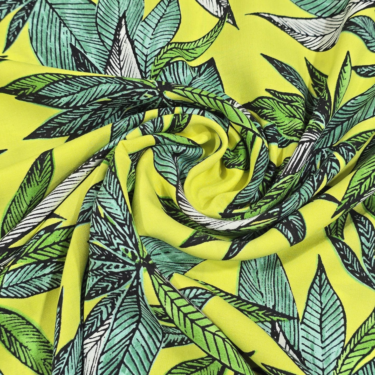 Printed Viscose Challis Fabric Soft Lightweight Dress Making Material 58" Wide Sold By The Meter