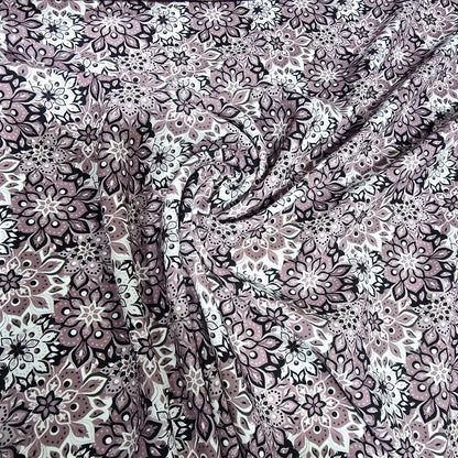 Viscose Challis Print Fabric 58" By The Meter Soft Lightweight Material