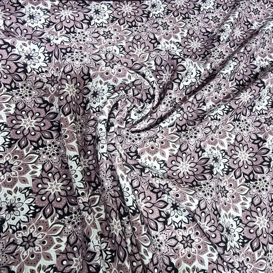 Dusty Mauve Bohemian Floral