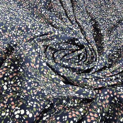 Viscose Challis Print Fabric 58" By The Meter Soft Lightweight Material